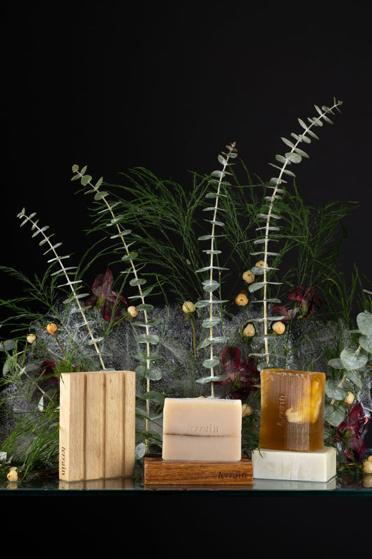 WOOD REST - FOR SOAP & LOTION BAR