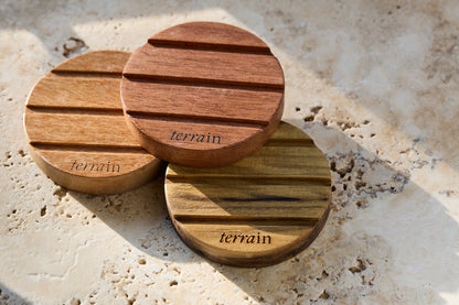 WOOD REST - FOR SOAP & LOTION BAR