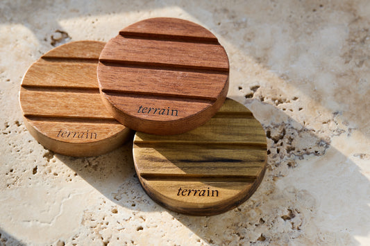 WOOD REST - FOR SOAP & LOTION BAR